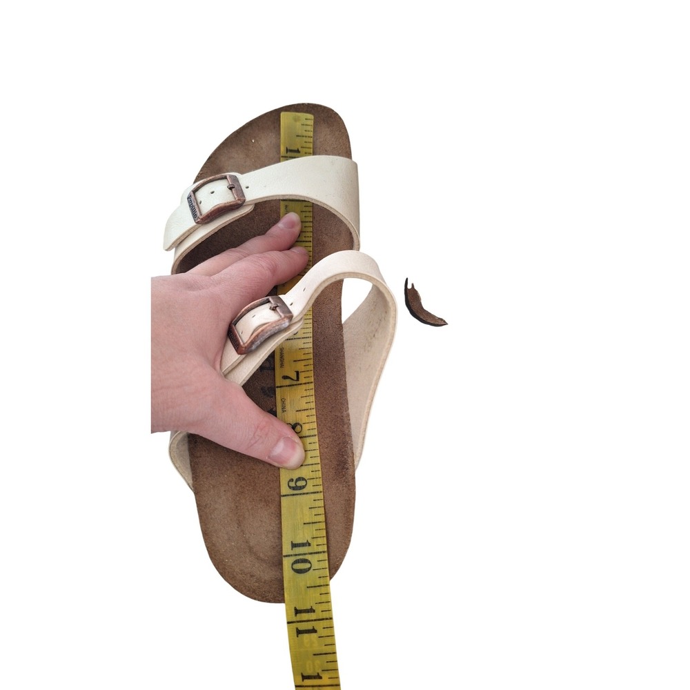 Papillio by Birkenstock Dorothy cream Wedge Sandals EU 41 W10 - Picture 9 of 11